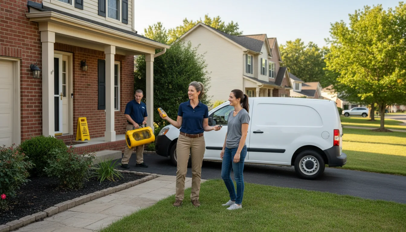 Water restoration image for Dehumidification And Cleanup Services in Sanborn, NY